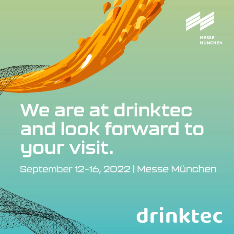 Drinktec Munich Messe, September 12-16, 2022 